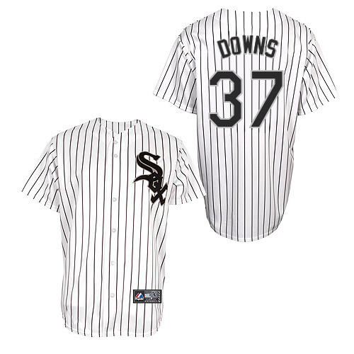 Scott Downs #37 Youth Baseball Jersey-Chicago White Sox Authentic Home White Cool Base MLB Jersey